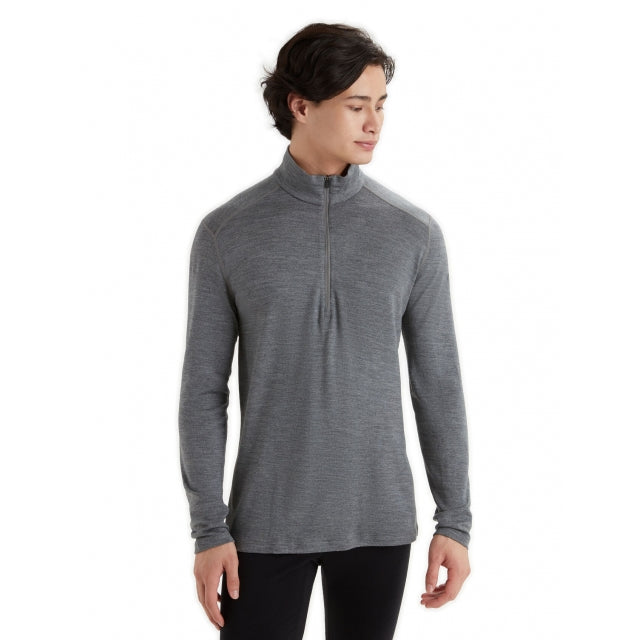 Icebreaker Merino 260 Tech Ls Half Zip Gritstone Heather