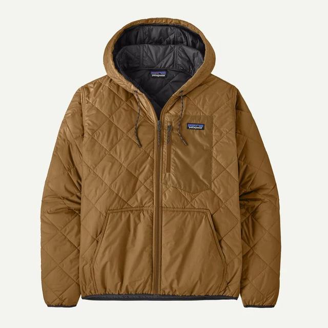 Patagonia Diamond Quilted Bomber Hoody Deer Brown